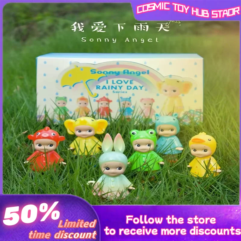 

Hot Sonny Angel I Love Rainy Day Series Mystery Blind Box Collectible Vinyl Mini Figure Limited Edition Gift For Collectors Fans