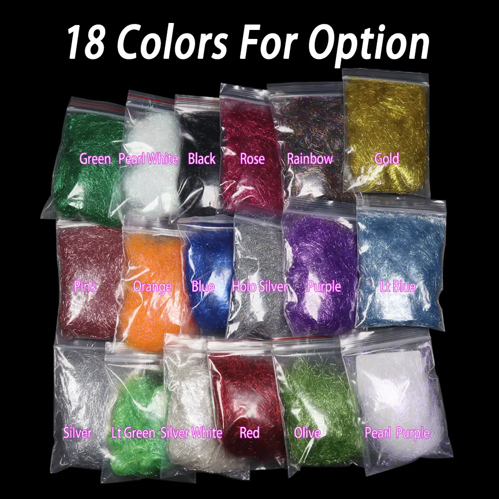 Bimoo 2Packs Ultra Fine Fly Tying Ice Dub for Nymph Scud Shrimp Body Dubbing Scud Dub Fly Tying Material For Trout Fishing Lures