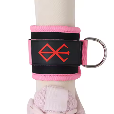 Anime Berserk Glute Ankle Cuff Kickback Strap, Gym Cable Machine Accessories for Women Glute Leg Extensions, Hip Abductors