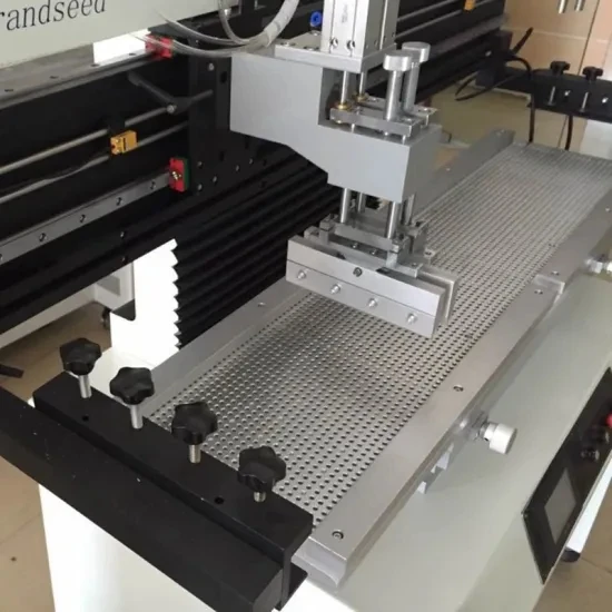 YS1200 High Precision Silk Screen Printer SMT PCB Solder Printing Machine