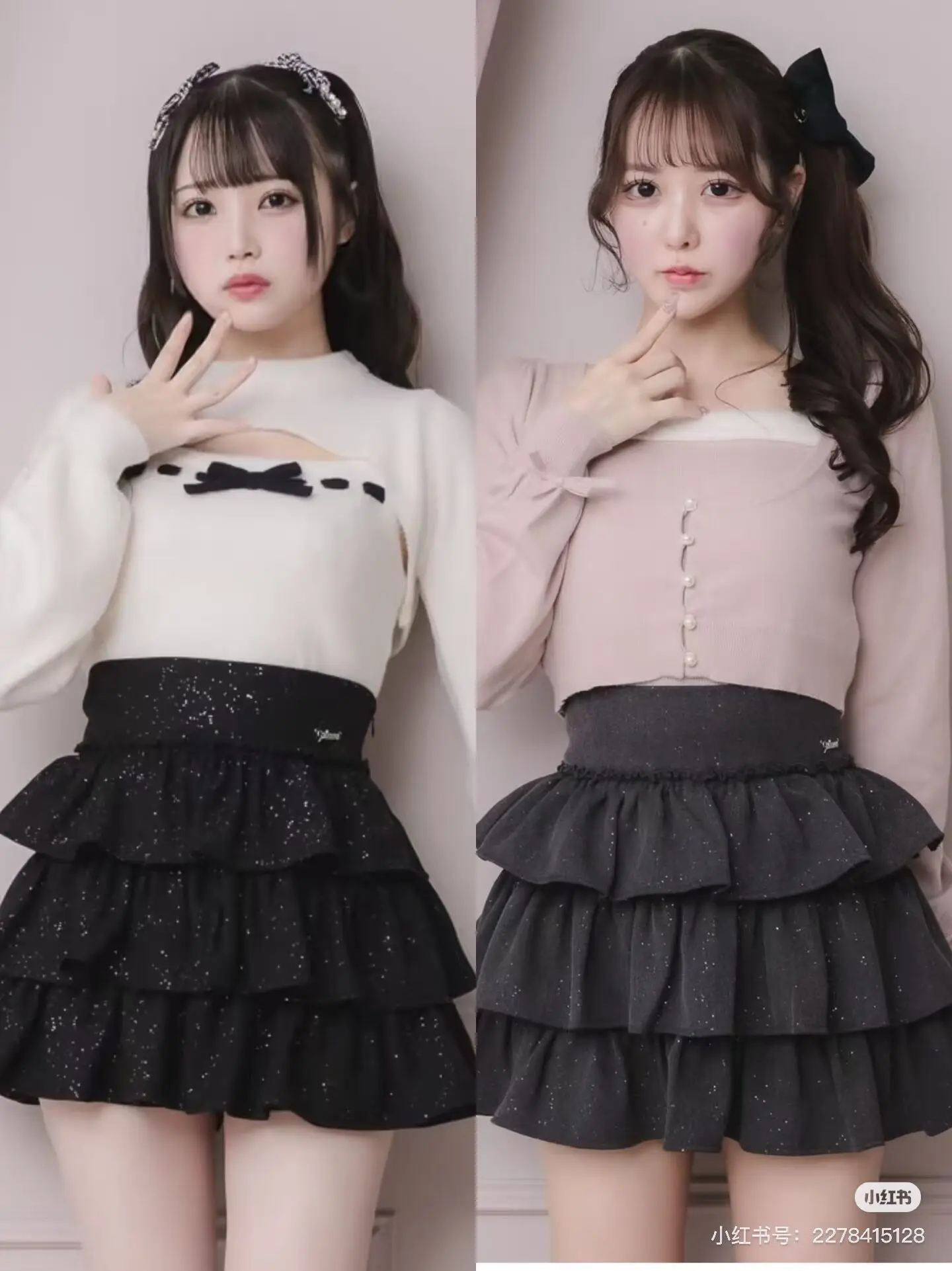 Japanese Sparkle Glitter Tiered Ruffle Mini Skirt Women High Waist 3 Layer Cake Skirt Gothic Kawaii Short Skirt