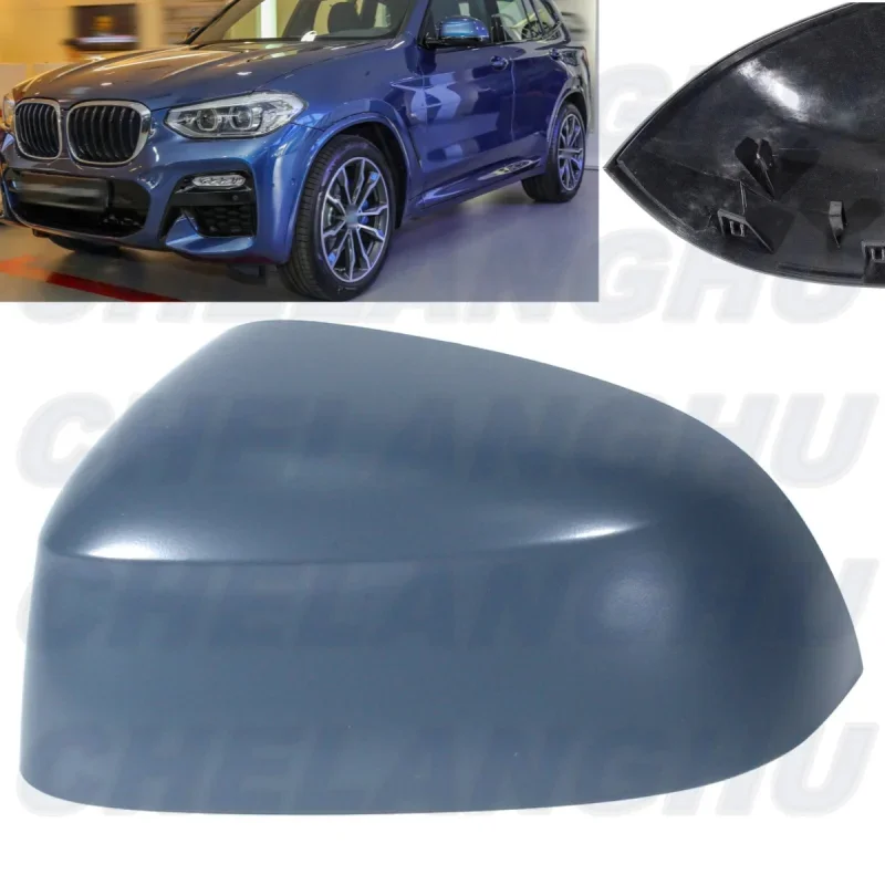 

For Bmw X3 G01 X4 G02 X5 G05 X6 G06 X7 G07 2019 2020 2021 Left Side Primed Mirror Cover Cap Housing 51168496623