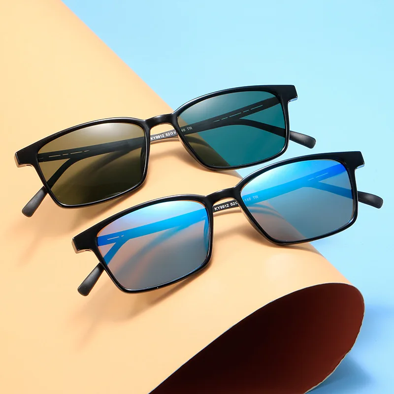 New Outdoor Photochromic Reading Glasses Luxury Women Men Anti Blue Light Eyeglasses Finished Optical Far Sight Eyewear Diopter image 4