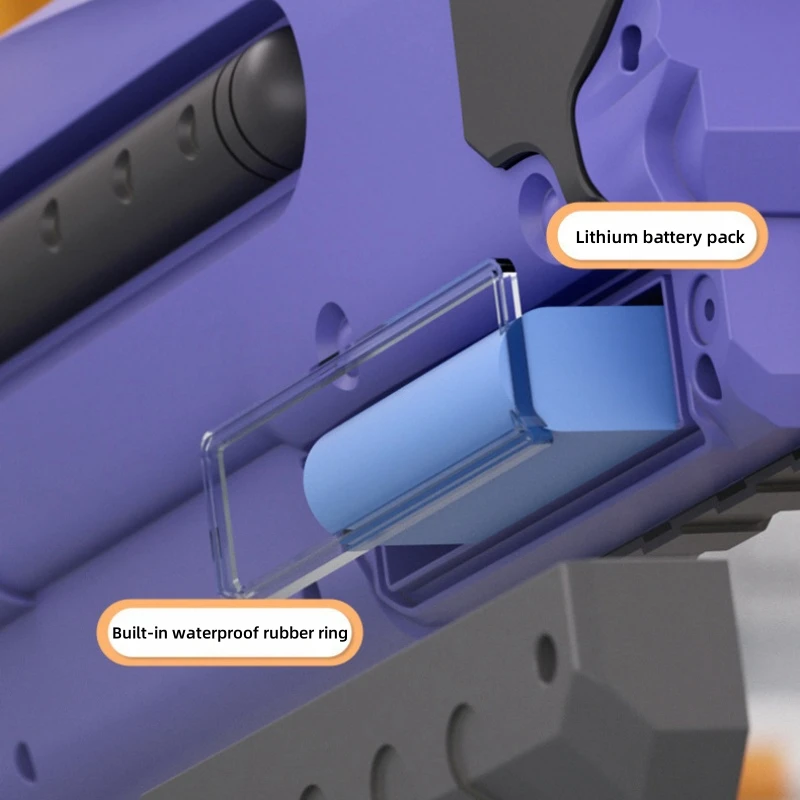 Pistolet à eau électrique haute pression pour enfants, 54cm, jouets de grande capacité, piscine de plage en plein air d'été, pistolet à eau automatique, jouet pour enfants