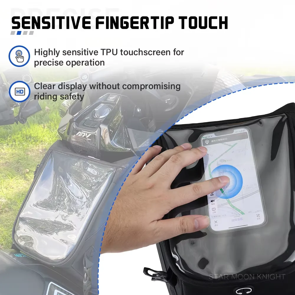 For SYM ADX 125 2023 2024 2025 2026 Motorcycle Accessories Scooter Tunnel Fuel Tank Bag ADX125 Waterproof Travel Pack