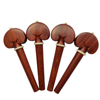 4pcs high quality rosewood cello pegs knob 4/4 full size