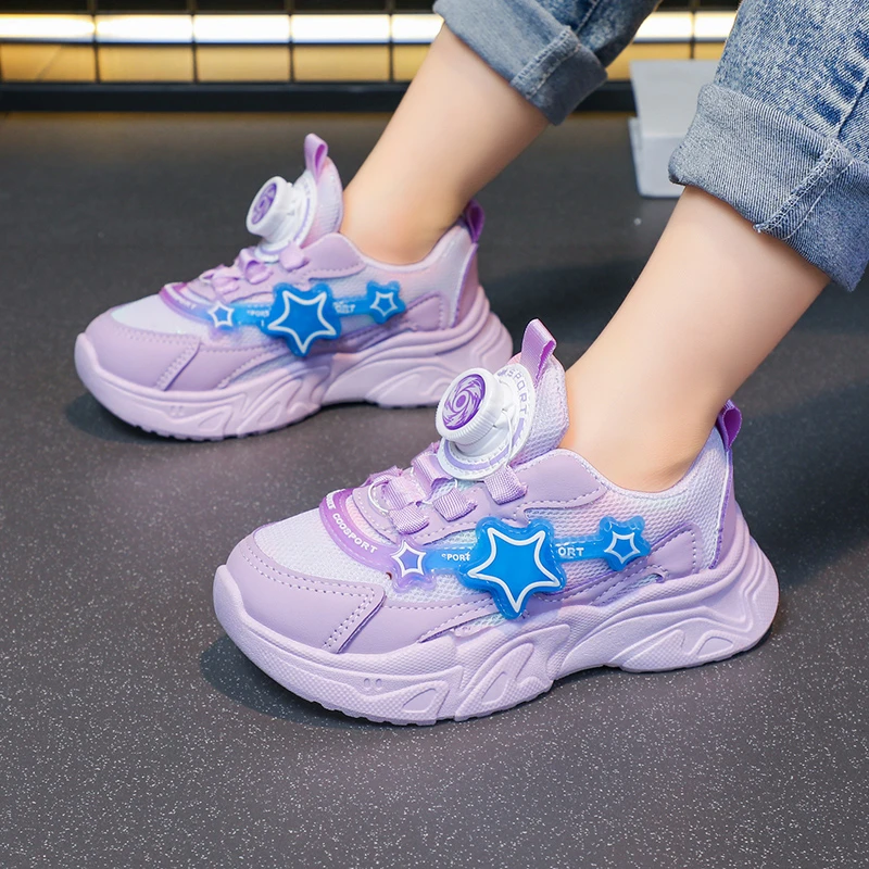 

Tennis Shoes Children Trainer Girls Casual Sneakers Mesh Breathable Running Shoes Baby Student Shoes