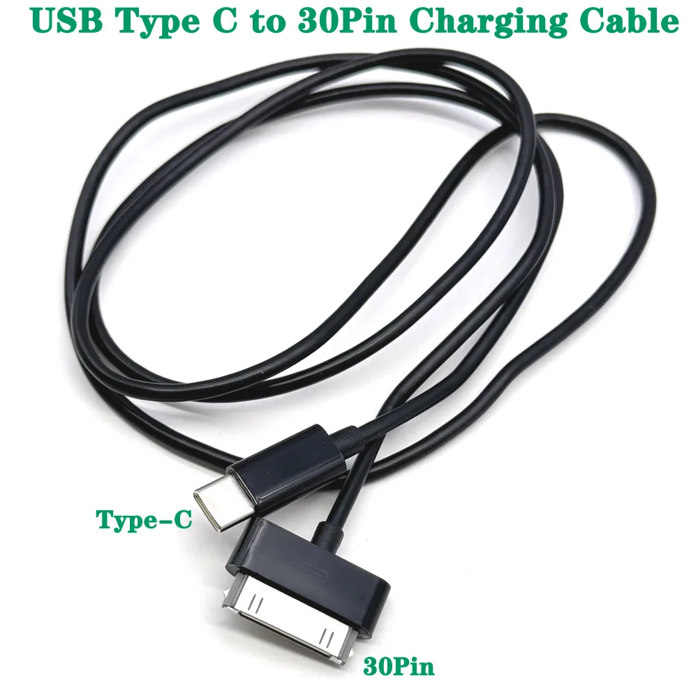 

30Pin To USB C Charging Data Cable for IPhone 4 4S 3GS IPad 3 2 1 IPod USBC Type C To 30 Pin Adapter Charger Cord Accessories