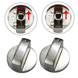 4Pcs Gas Stove Control Knob Heavy Duty Metal Cooktop Control Knob Oven Rotary Switches Burners Control Knob Adaptors