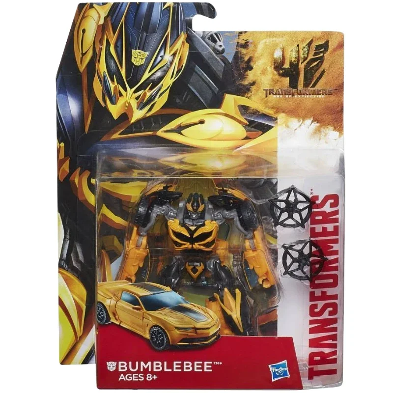 Em estoque transformadores filme 4 aoe aprimorado bumblebee coletar figura anime robô anime modelos de ação brinquedos presente