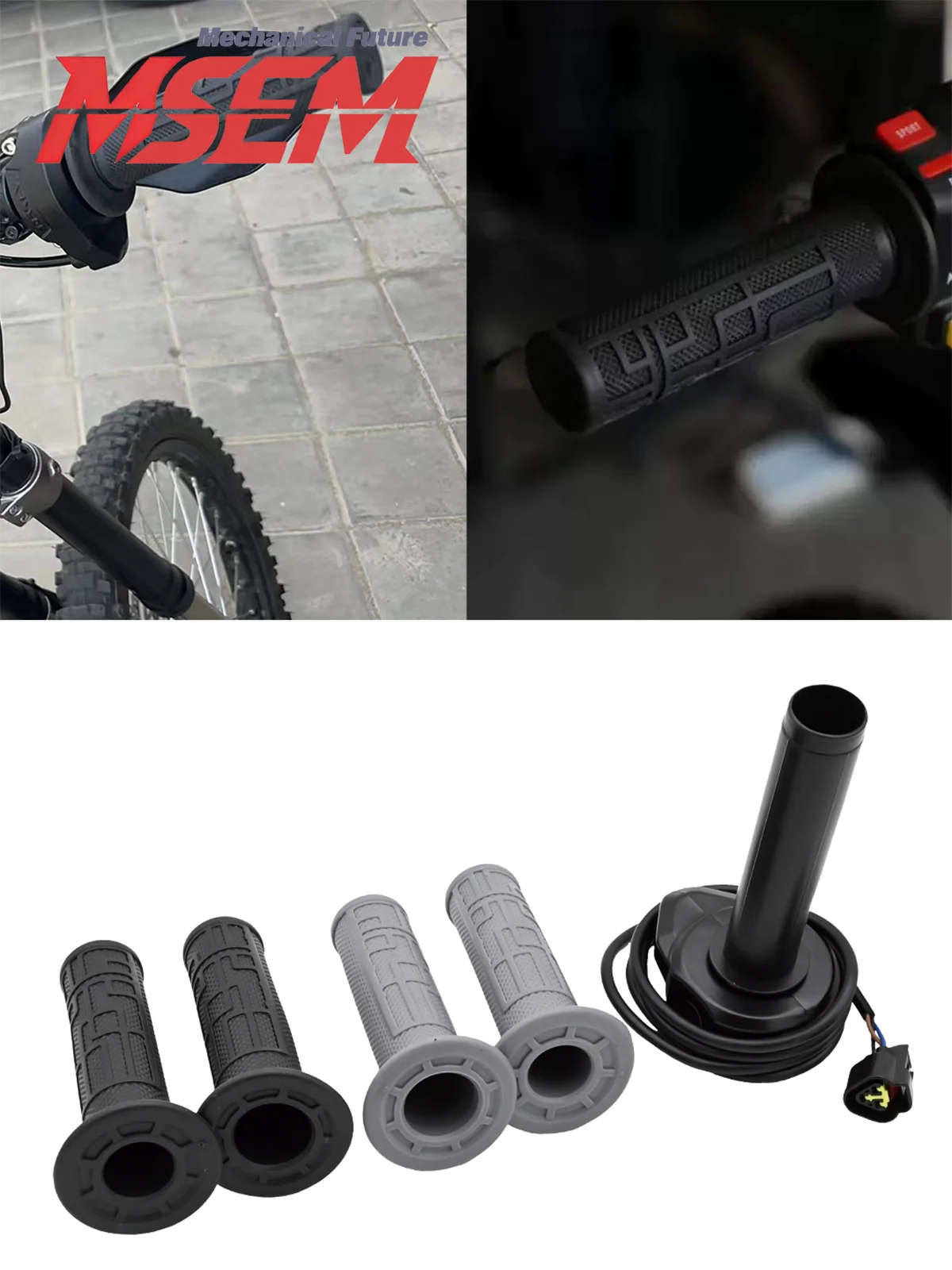 Motorrad-Gasgriff, Drehgriff, Lenker für Sur-Ron Light Bee X S Elektro-Dirt-Bike, Motocross-Ersatzteile