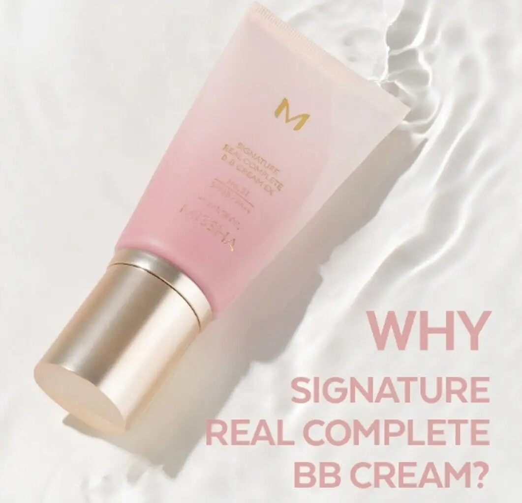 MISSHA M Signature Real Complete BB Cream EX 45g Whitening Concealer Full Cover Face Base Liquid Foundation Cream Korea Cosmetic