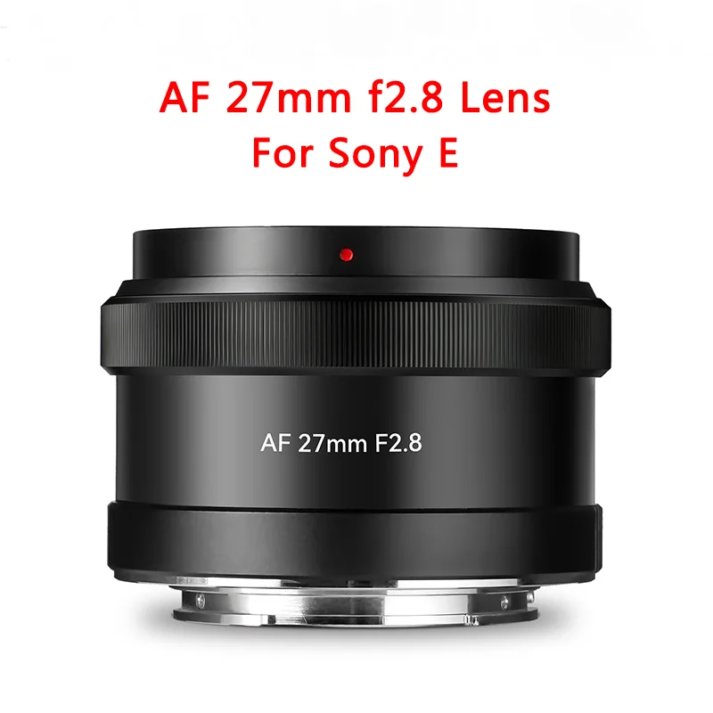 7atisans AF 27mm f2.8 Auto Focus Large Aperture Lens APS-C Mirrorless Camera For Sony E-Mount A6500 A6300 A6400 A6000 ZVE-10