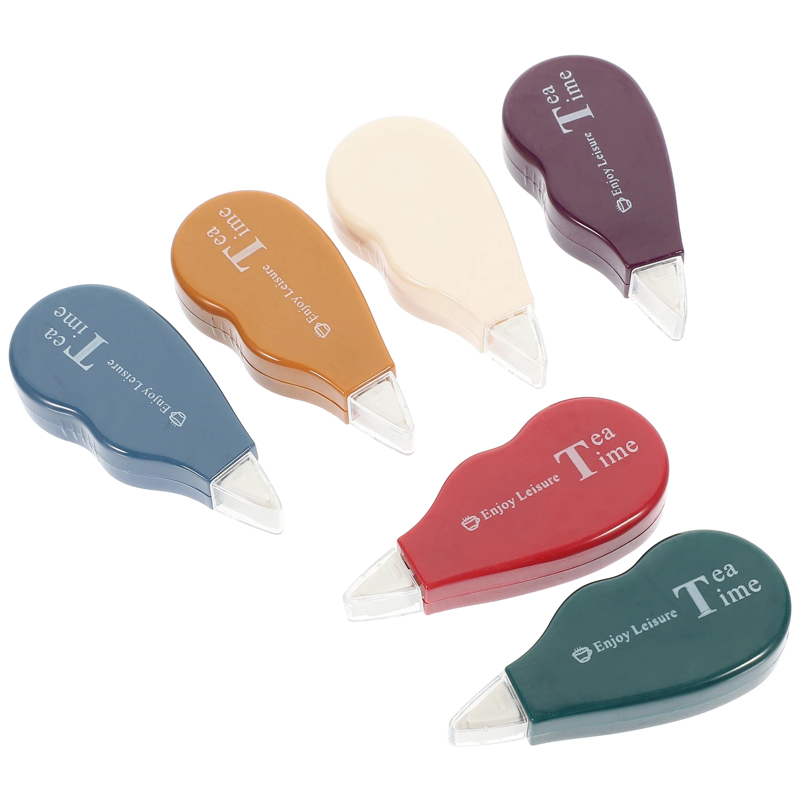 

6 Pcs Correction Tape Set Vintage Large Capacity School Supplies Tape Studying Mini Tapes Easy Instant Safe Paper