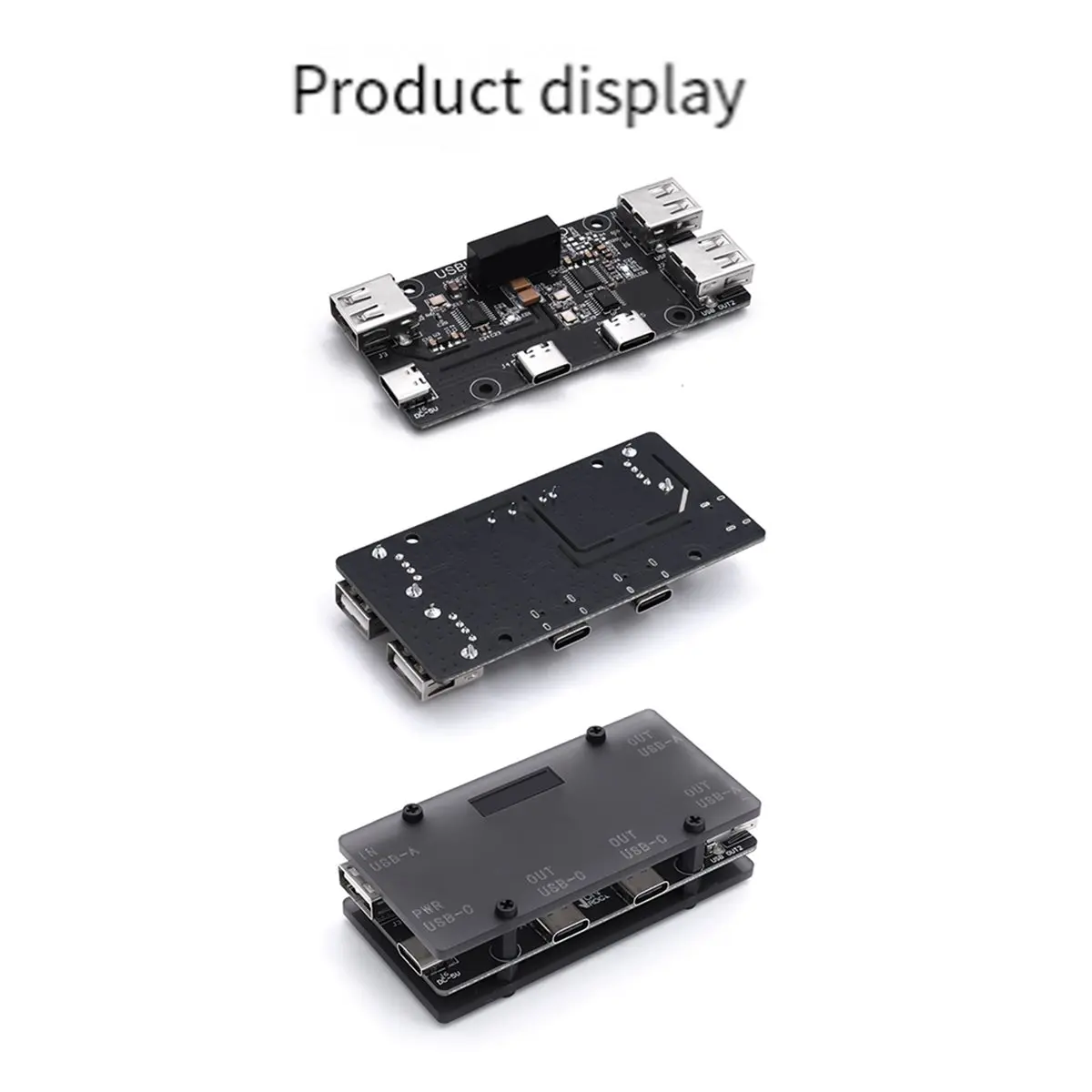 [VALUE PACK]USB HUB USB2.0 4-Port USB Expansion Board Module 1-to-4 Port Isolator High-Speed 480Mbps Plug and Play