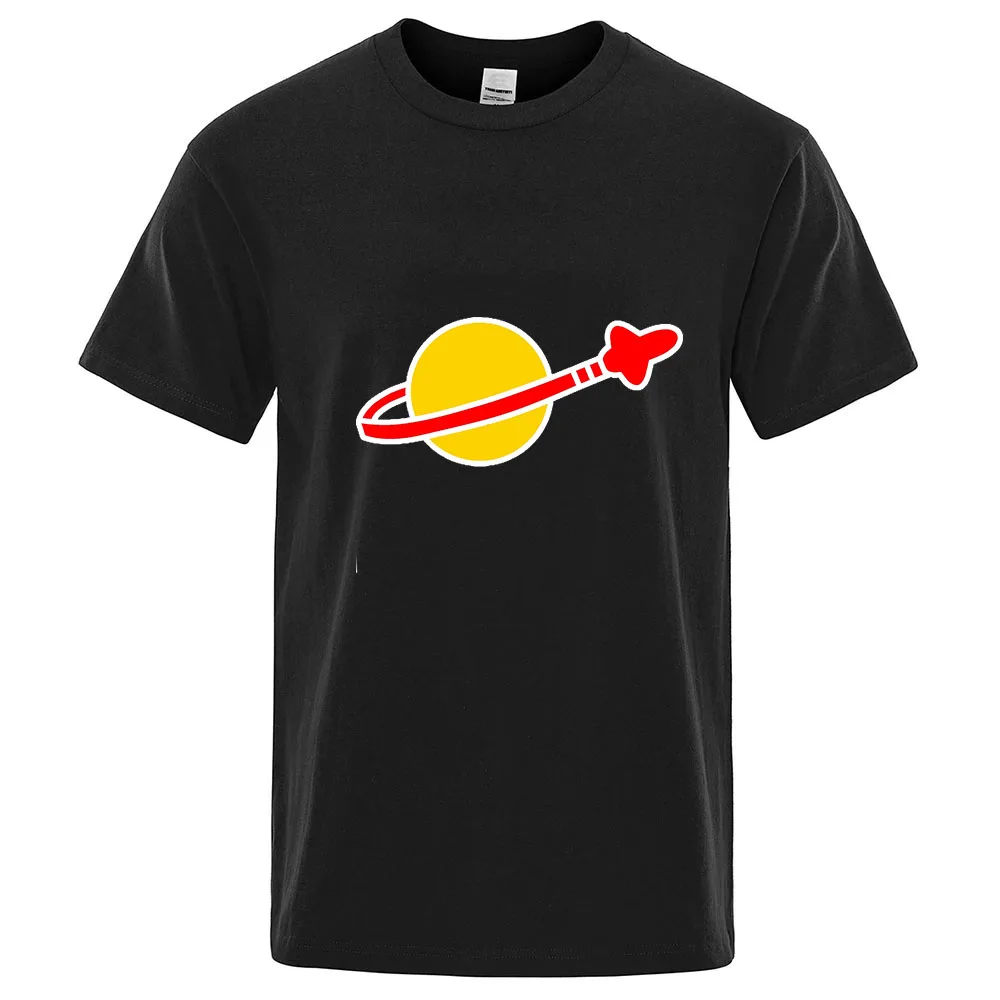 

Classic Space Logo Men's Summer Ice Silk Quick Dry Round Neck Short Sleeve T-Shirt Fashionable Casual Outdoor Jogging Sports Top