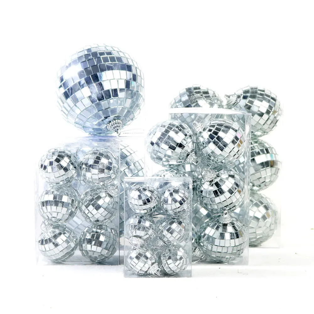 Mirror Ball Disco Party Decorations Nightclub Karaoke Bar Stage Festival Wedding Christmas Window Ornament Ball