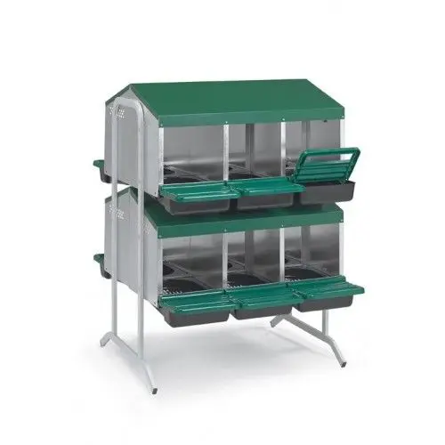 Pet Cage Metal Chicken Nesting Boxes Automatic Chicken Nest Box For Chicken Coop