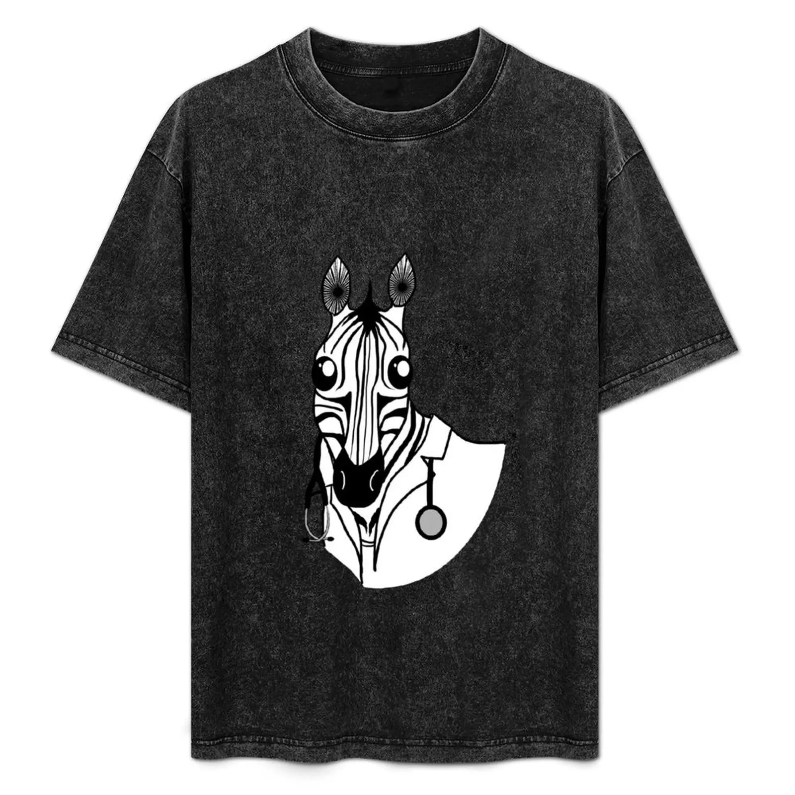 

Medical Zebra T-Shirt Short sleeve tee boys animal print man clothes compression shirt men