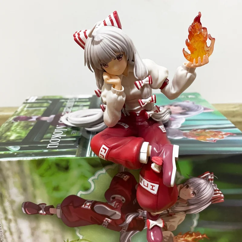 In Voorraad Originele FuRyu Project Fujiwara Geen Mokou Noodle Stopper Figuren Anime Figuur Model Collectie Speelgoed Cadeau voor Kid Pop