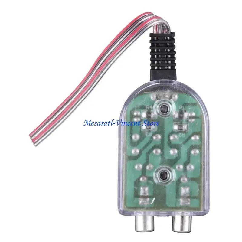 A70F Car Amplifier Stereo RCA Speaker High To Low Level Line Output Converter Wiring