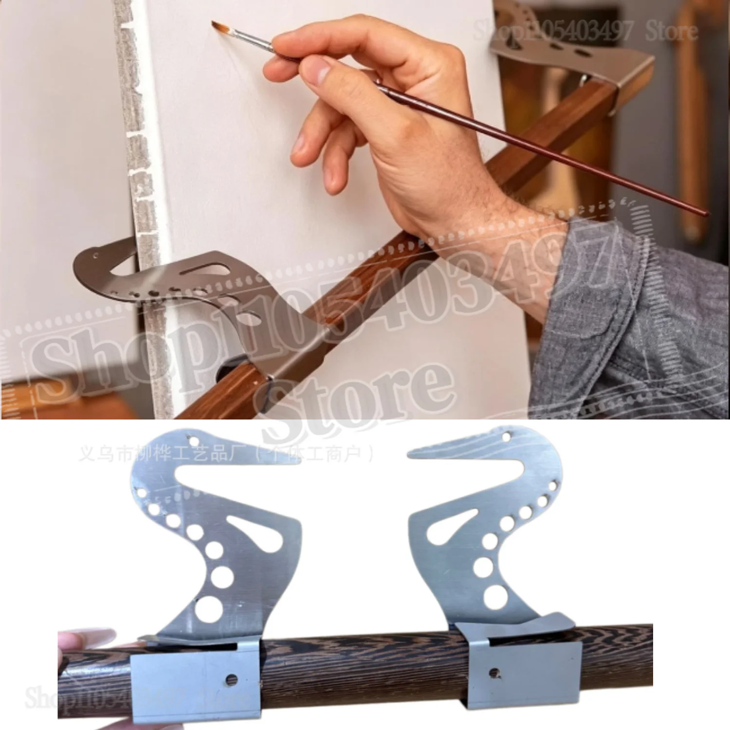 Artist Hand Support Bridge Adjustable Hand Rest for Painting Drawing Detail Work, Acrylic Hand Stabilizer Support Tool for Art