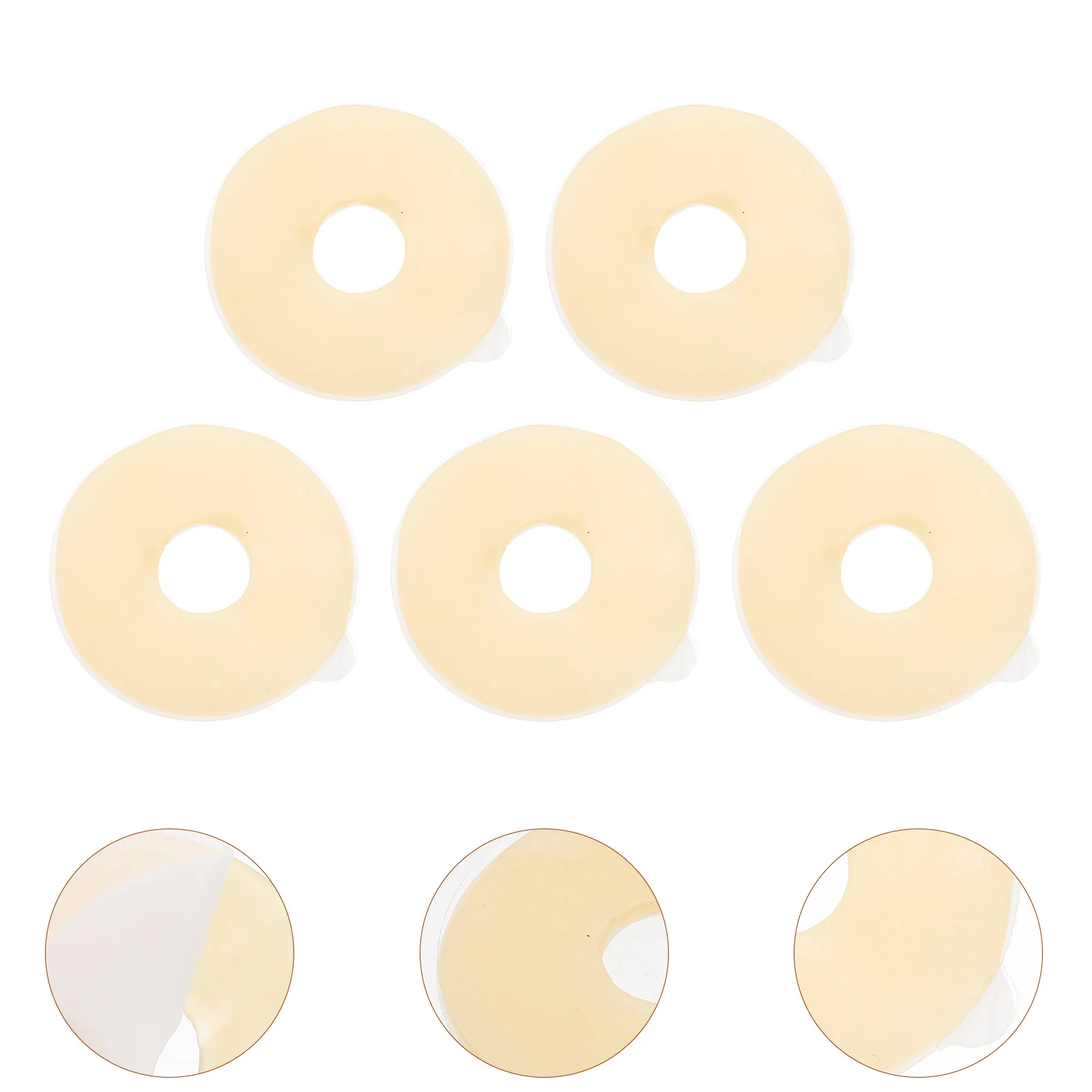 

5 Pcs Colostomy Barrier Ring Ileostomy Leak-proof for Bag Professional Stoma Plastic