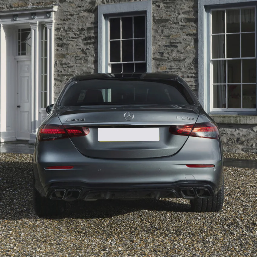 Подходит для E-Class W213 2021 + E260 E63S AMG объемная губа, хвост, горло, задняя губа, модификация спойлера