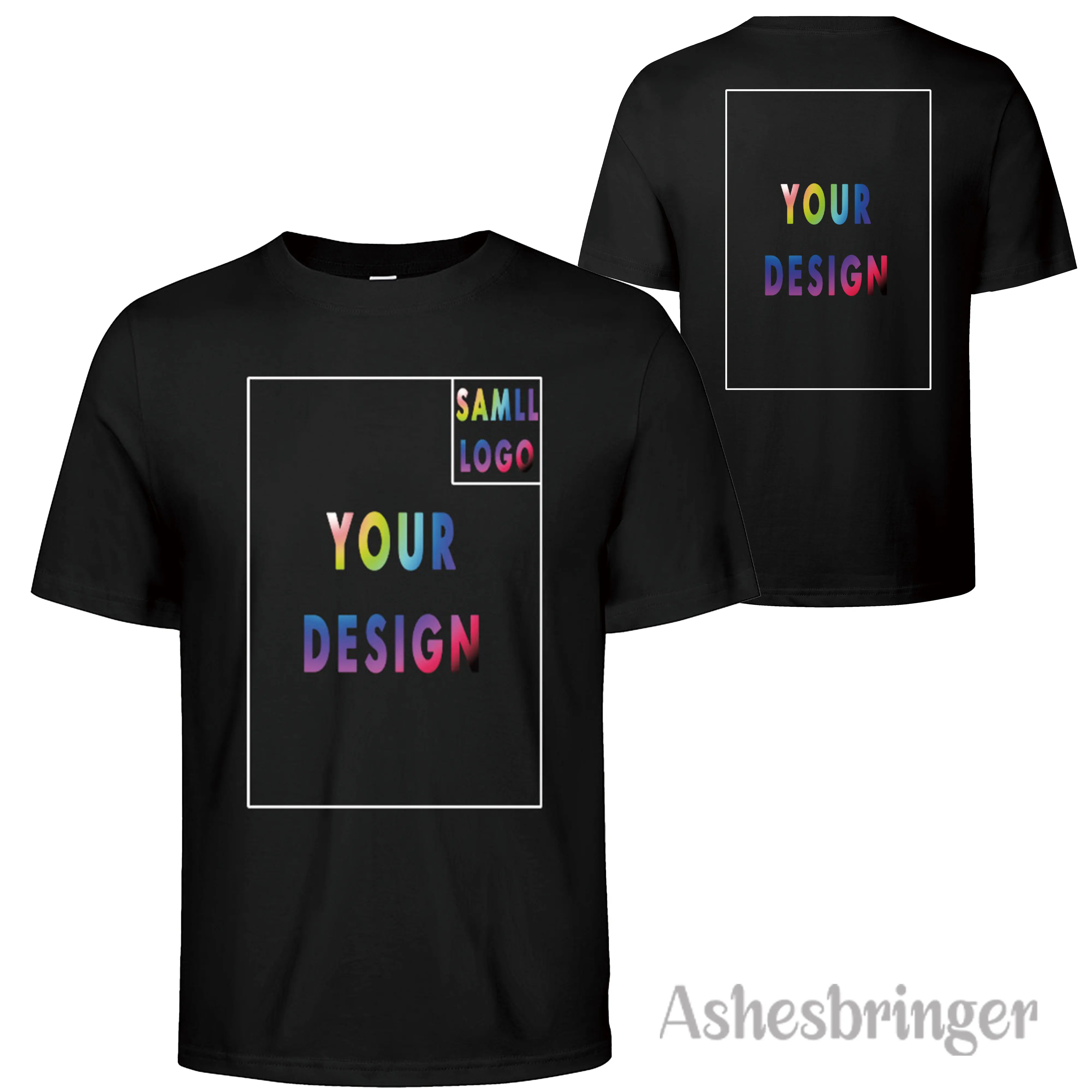 100% Cotton Custom T Shirt Make Your Design Logo Text Men Women Print Original Design Gifts Tshirt