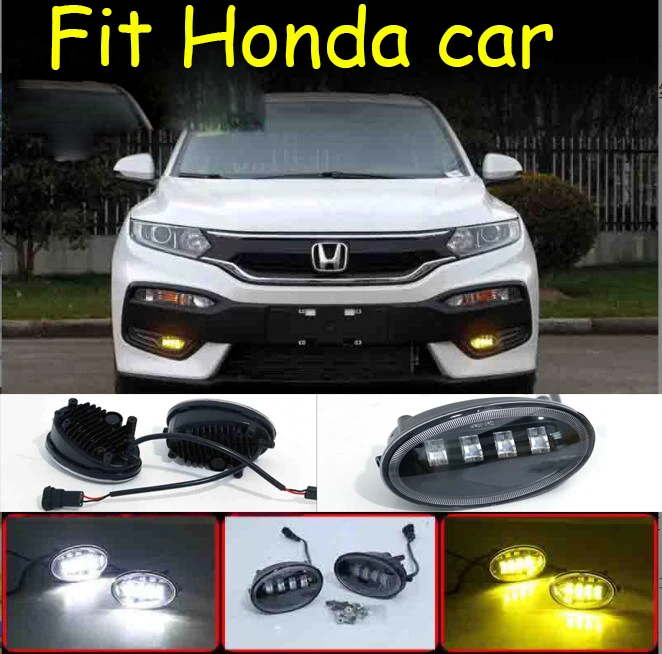 car bumper City XRV headlight for Honda HRV CRV Accord daytime light Civic car accessories LED Jazz Fit headlamp Spirior fog