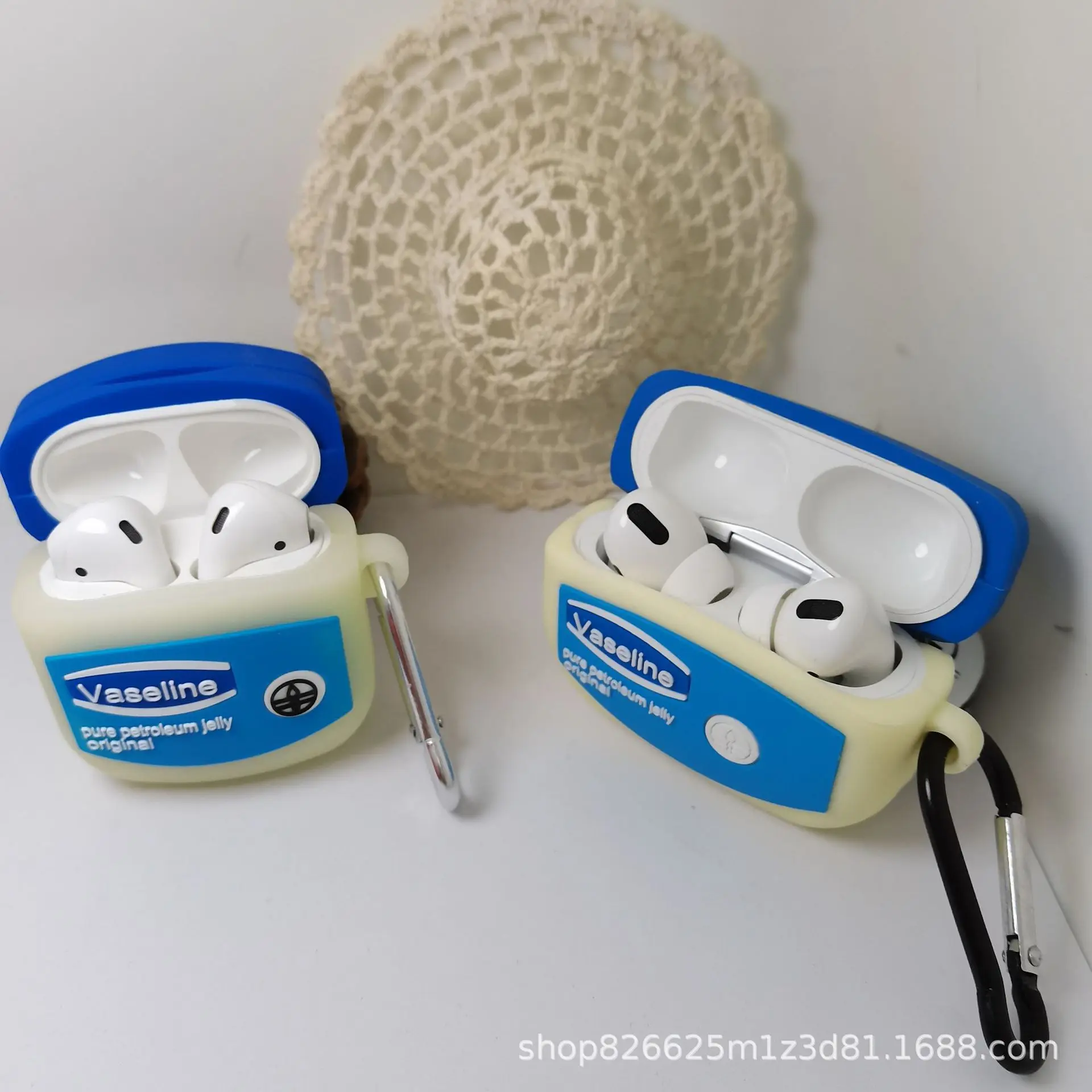 에어팟 프로 케이스, 크리에이티브 바셀린 케이스, 소프트 실리콘 이어폰 커버, 에어팟 프로 2 케이스, 에어팟 1/2/3 2021 