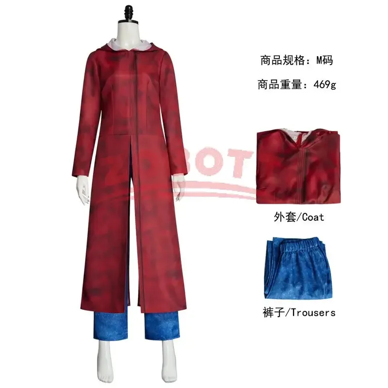 Saw Ghost Amanda Cartwright Halloween cosplay traje com capuz robe calças conjunto traje de festa de carnaval