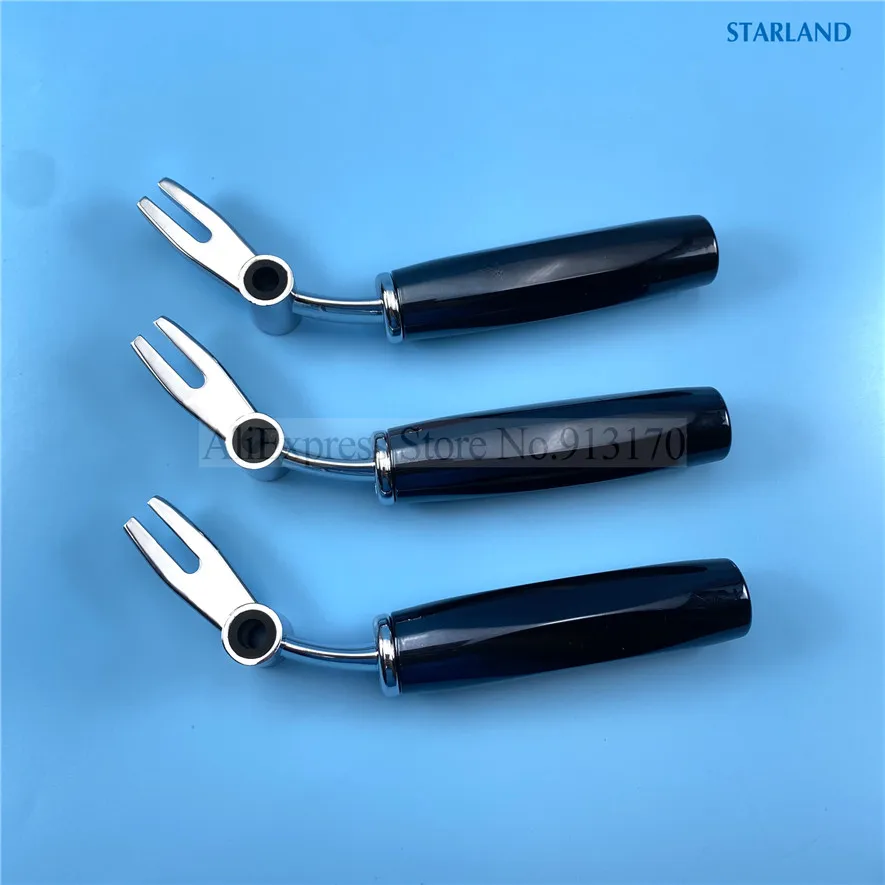 3 مقابض معدنية قطع غيار عتلات يدوية لآلات الآيس كريم الناعمة MQL، استبدال اللون الأزرق الداكن