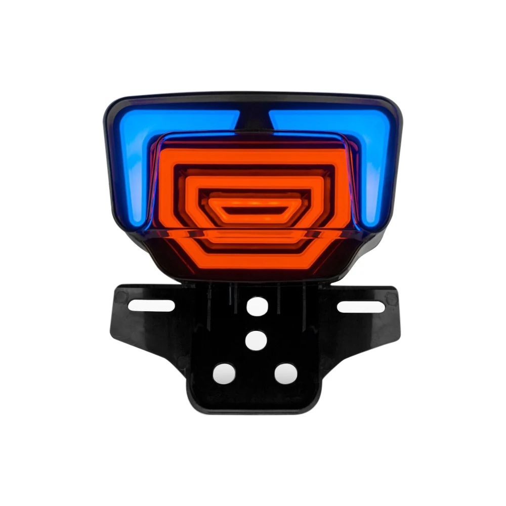 2pcs Motorcycle Rear Lights LED Motorcycle Brake Light ATV Tail Light Motorbike Stop Turn Signal Direction Indicator Blinker