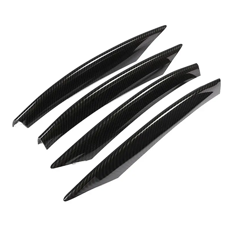 

Unusual Car Front Bumper Fog Light Trim Strips For Mercedes Benz C Class W205 2019-2021 Air Intake Grille Splitter Decoration