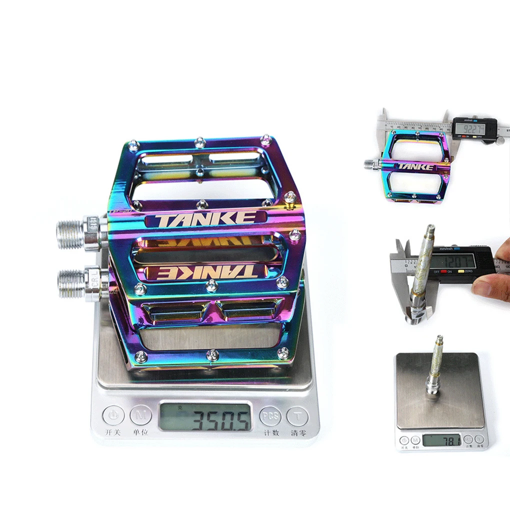 

1 пара велосипедных педалей, велосипедные детали, конструкция подшипников, металлические педали, аксессуары для велосипеда, улучшенные фитинги, аксессуары для плоской платформы