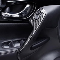 LHD Car Styling Cover ABS Chrome Trim Door Inner Handle Bowl Frame Lamp Armrest For Nissan Qashqai J11 2016 2017 2018 2019 2020