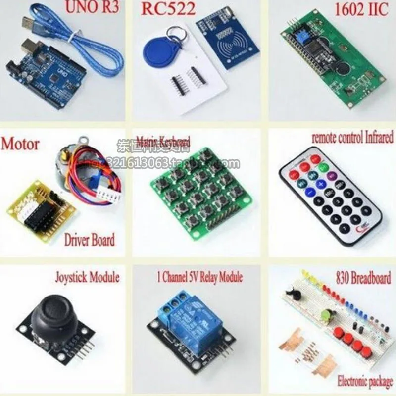 R3 Learning Kit with Box, RFID Starter Kit, Stepper Motor Learning Kit with Box