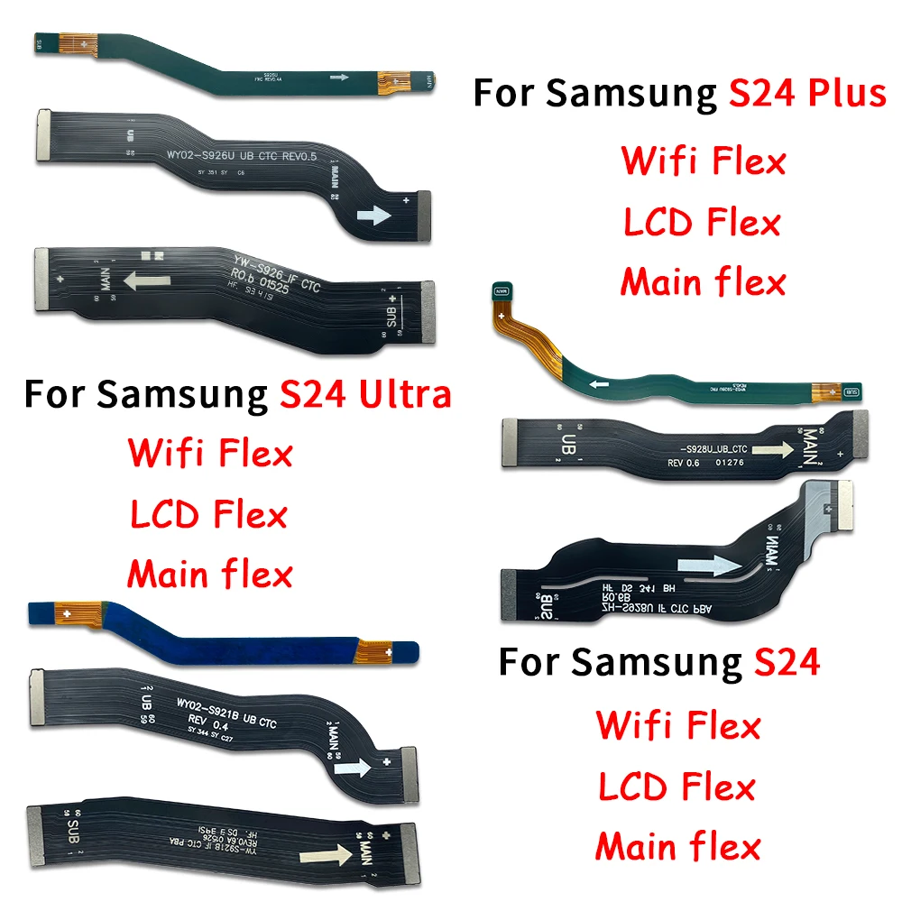 50Pcs,Main FPC LCD Display Connect Mainboard WI-FI Flex For Samsung S21 Fe S25 S22 Plus S26 S23 Ultra S24 S10 Note 10 Lite 20 - view 5