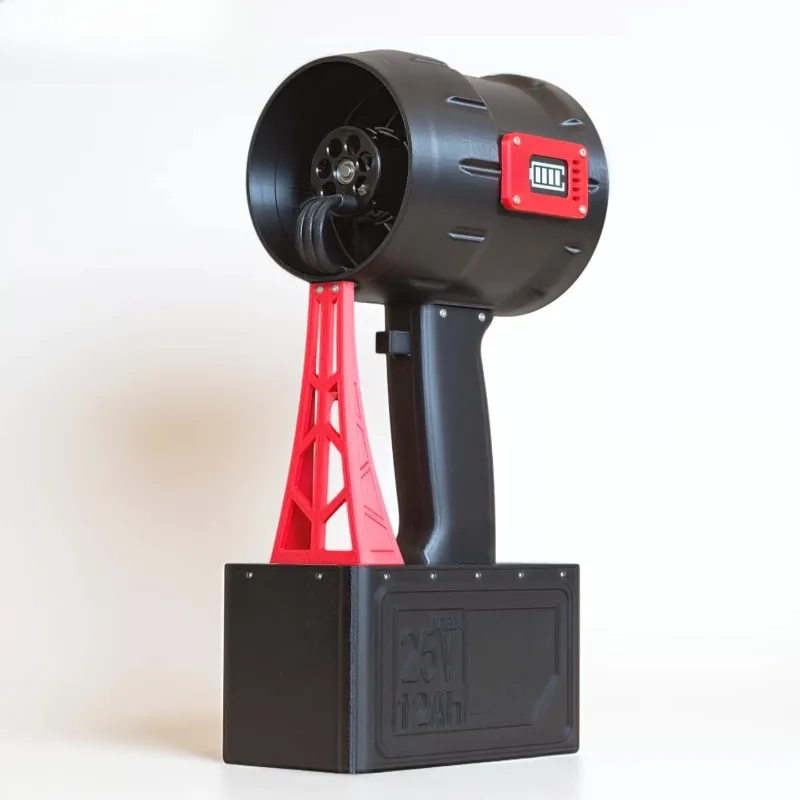 Large Hand-held Violent Fan 90 Metal Brushless Ducted Turbine Hair Dryer Car Wash Blowing Water Super Snow Removal Artifact