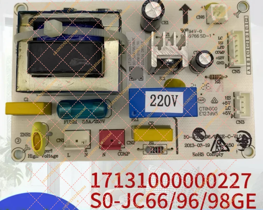 

Refrigerator Main Control Board for Haier BCD-188DKVE - Part No. 17131000012467, 17131000000227 (SO-JC66/96/98GE)