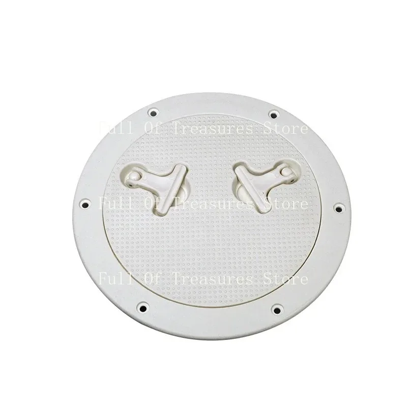 

6/10 Inch Deck Plate Corrosion Resistant Marine Access Boat Inspection Hatch Cover Plate for Marine Boating Water Sport
