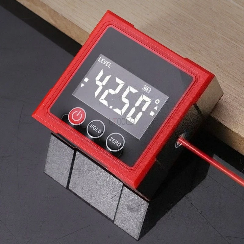 

Двунаправленный лазерный электронный транспортир, магнитный измеритель наклона, вспомогательный градиент, прецизионный инклинометр со светодиодным дисплеем