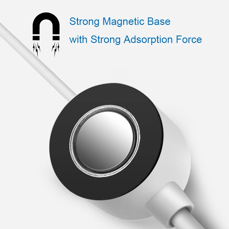 Módulo láser cruzado de línea de puntos, luz roja de 650nm, 100mW, trabajo prolongado con interruptor USB, soporte magnético