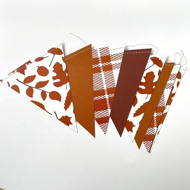 راية راية راية مثلث ، رايات للتخرج ، عيد ميلاد ، زفاف ، بحري ، موضوع Aoy Achor ، لوازم الحفلات ، الخريف #3