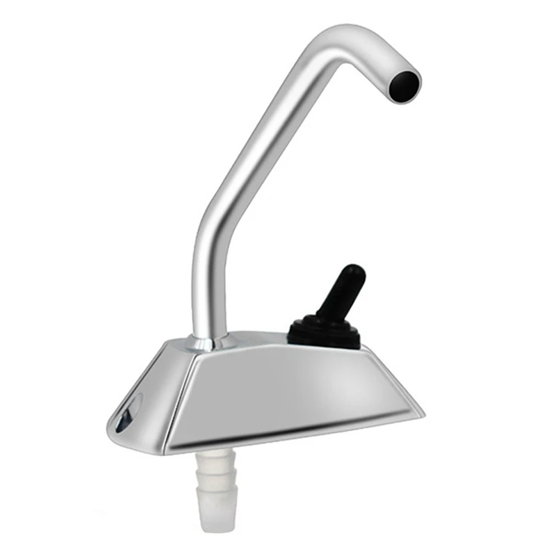 Spout Single Hole Water Faucet Tap Camper Caravan Full 360 Degree Rotation Taps 1 Piece Silver