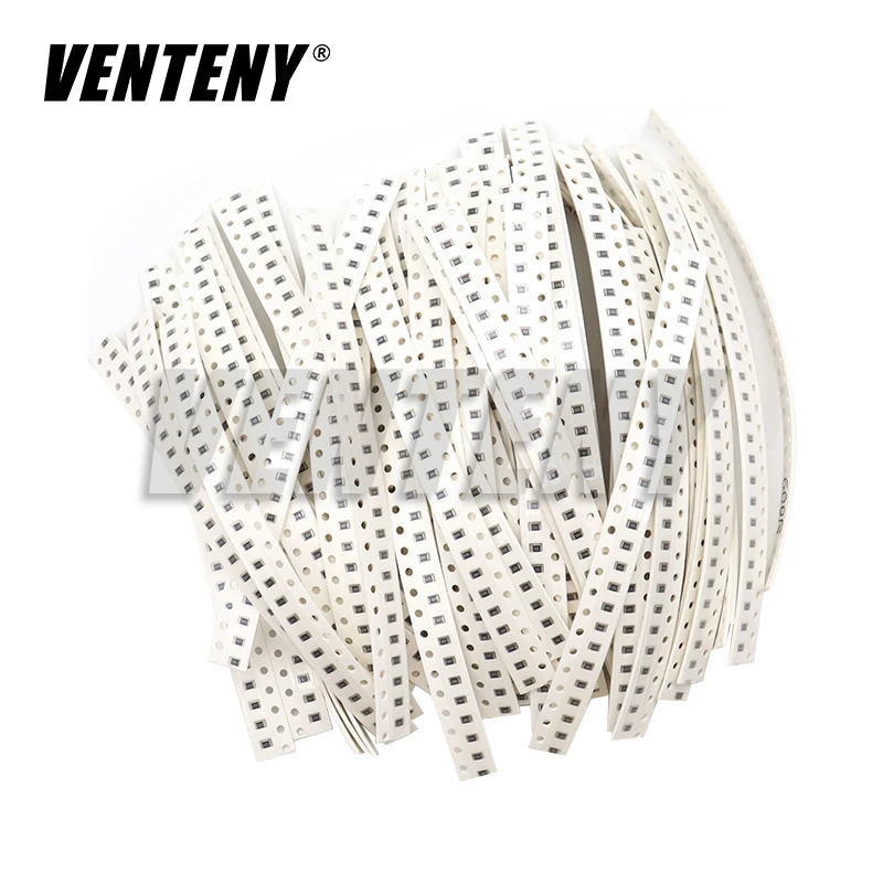 0603 0805 1206 SMD Resistor Kit Assorted Kit 1ohm-10M ohm 1% 60valuesX 25pcs=1500pcs Sample Bag