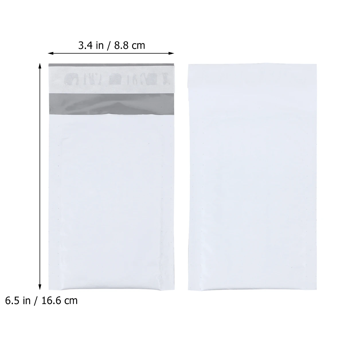 Imagem -02 - Envelopes de Plástico com Fecho Papel Kraft Bolha Envelopes Bolsa Anti-choque Mailer Anti-pressão Envelope de Envio Acolchoado 50 Pcs