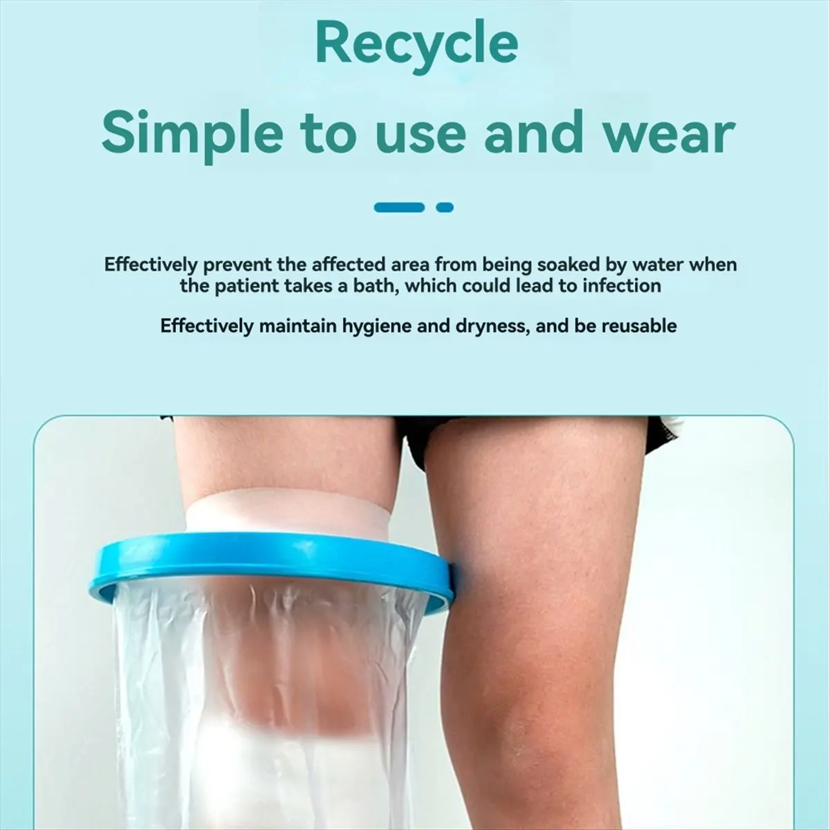 Goodprice Waterproof Shower Cover Bandage Adult Sealed Cast Bandage Protector Wound Fracture Cover Shower Health Care B
