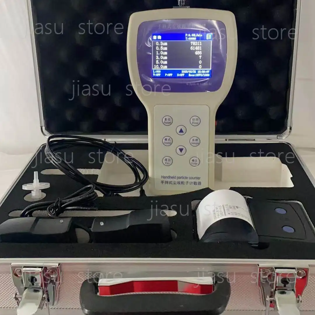Handheld Laser Dust Particle Counter Y09-3016, High Precision Clean Room Air Particle Testing Instrument
